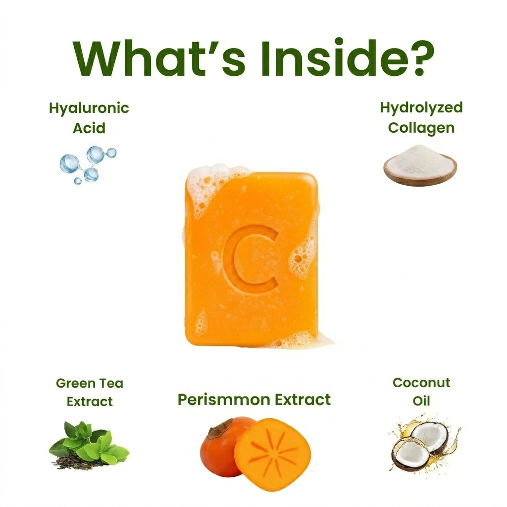 Deodorizing Persimmon Soap